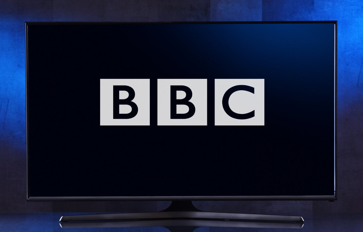 BBC logo on TV 1200