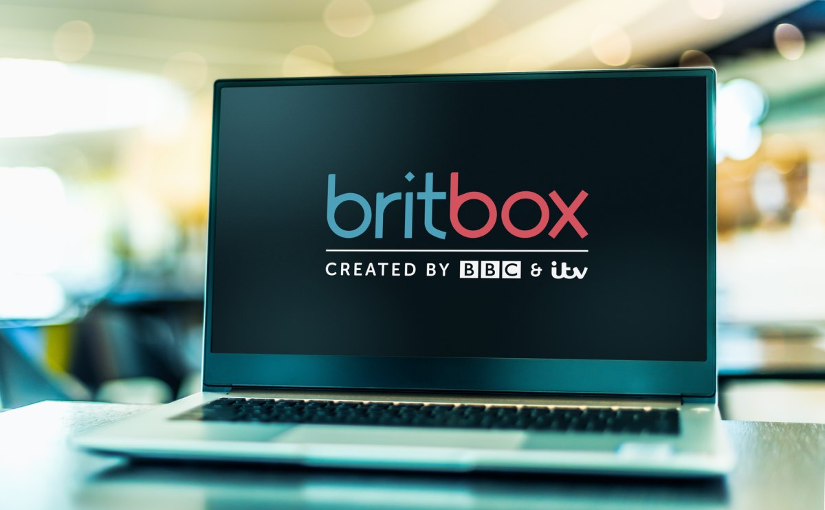 BritBox on laptop