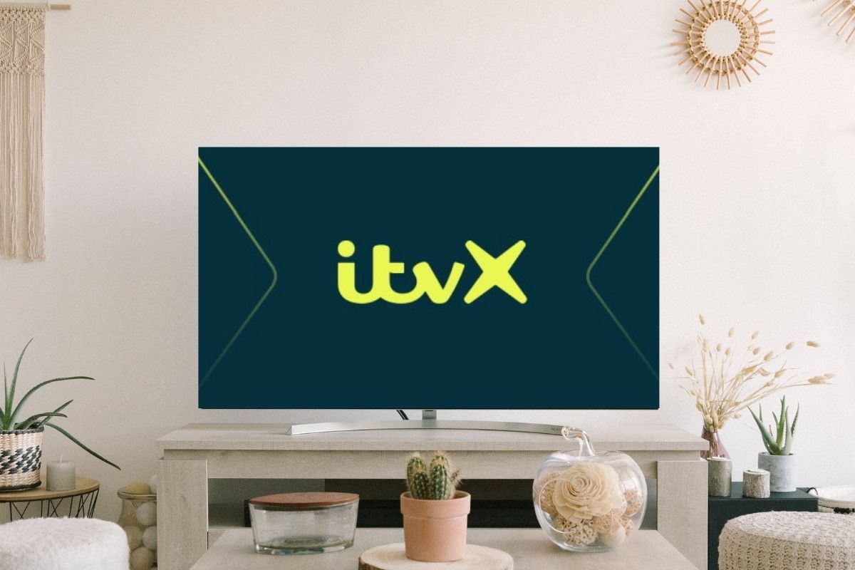 ITVX on TV mockup