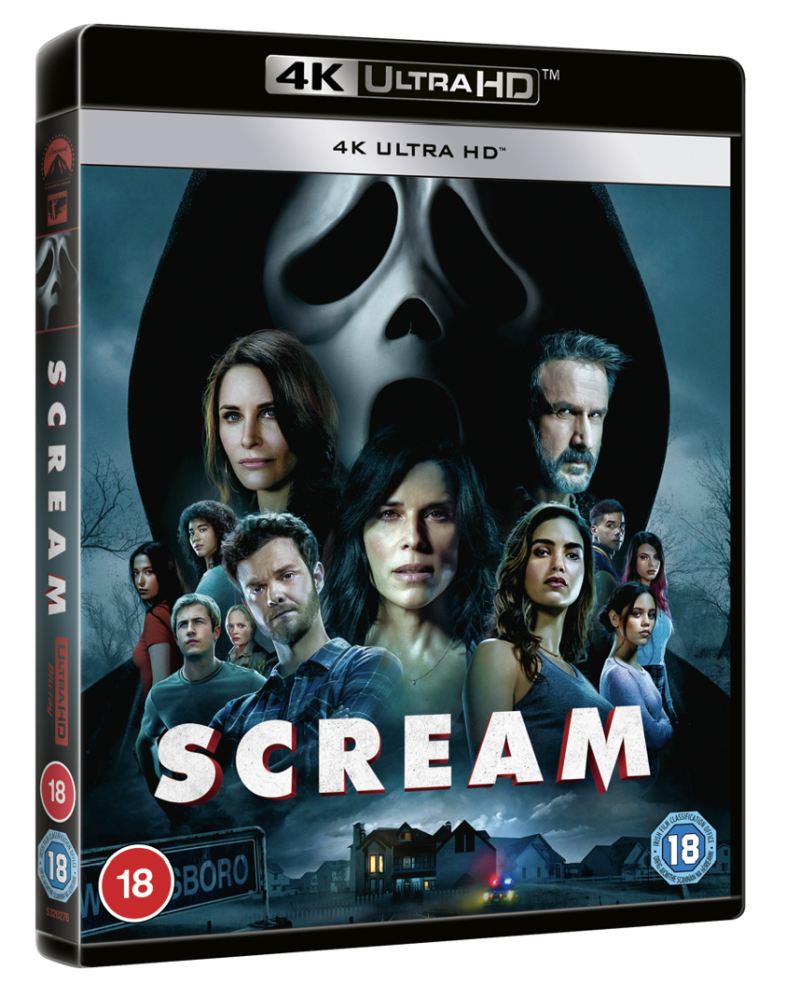 Scream 2022 Blu-ray cover