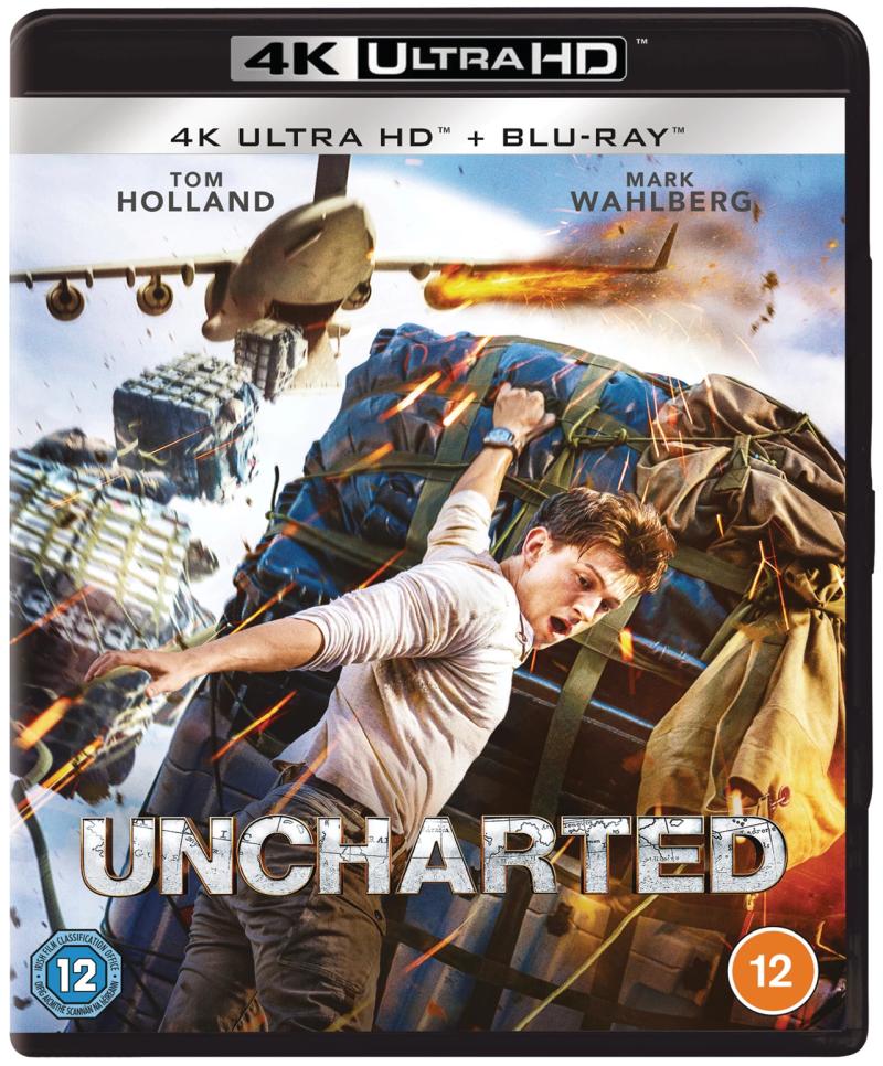 Uncharted Bluray cover