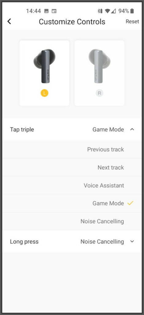 EarFun Air Pro SV app