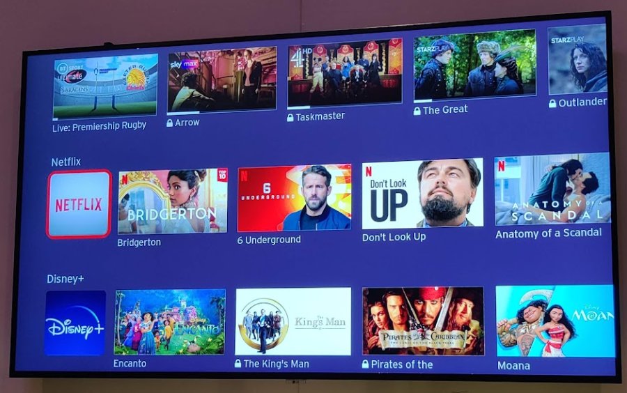 Virgin Media stream box apps netflix