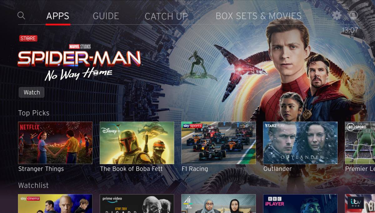 Virgin Media stream box main official