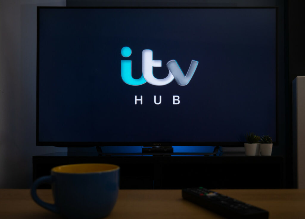 ITV Hub on a TV