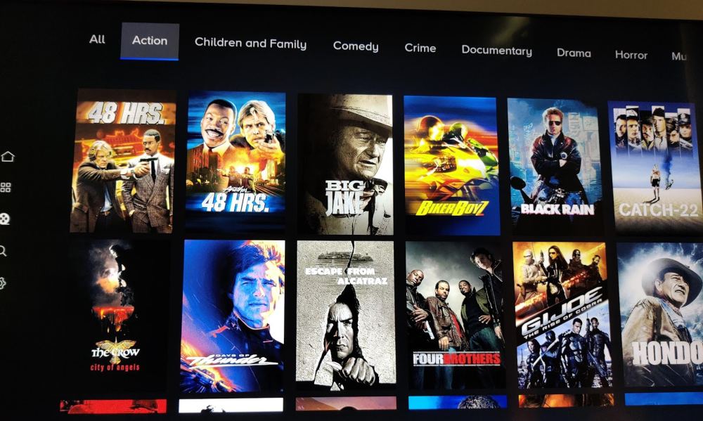 Paramount Plus fire TV app movies action