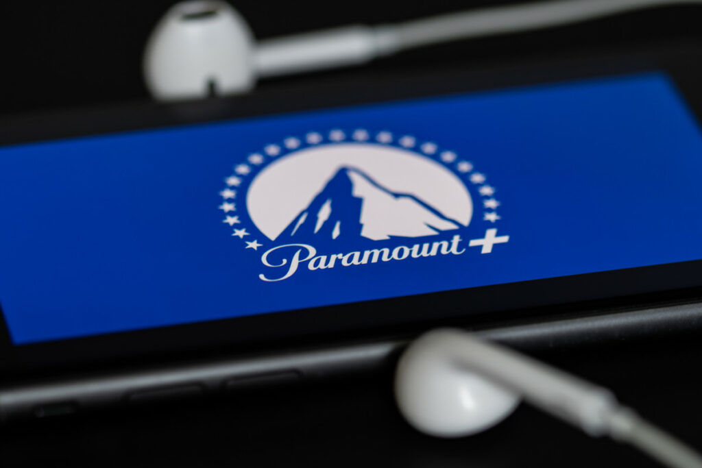 Paramount Plus on phone earbuds