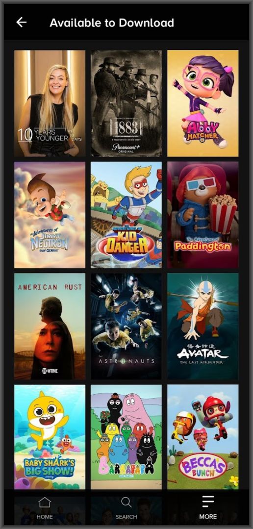 Paramount Plus uk available to download