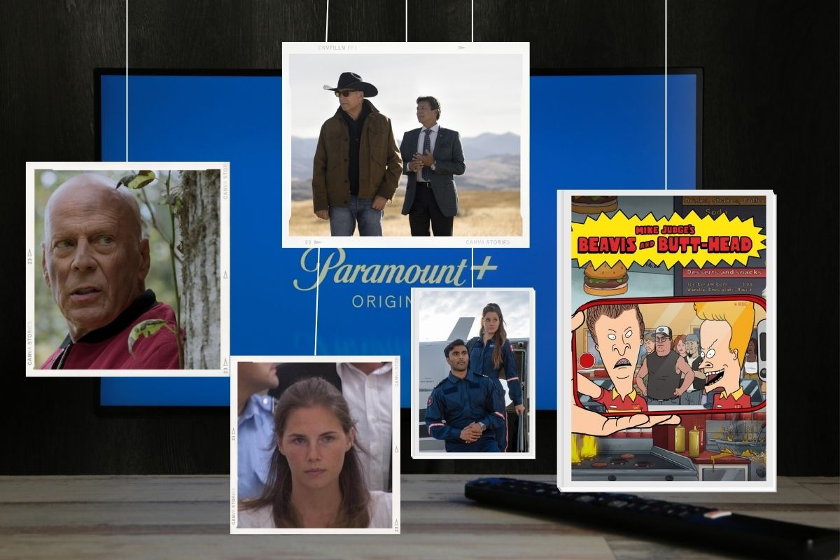 Paramount Plus UK August Collage