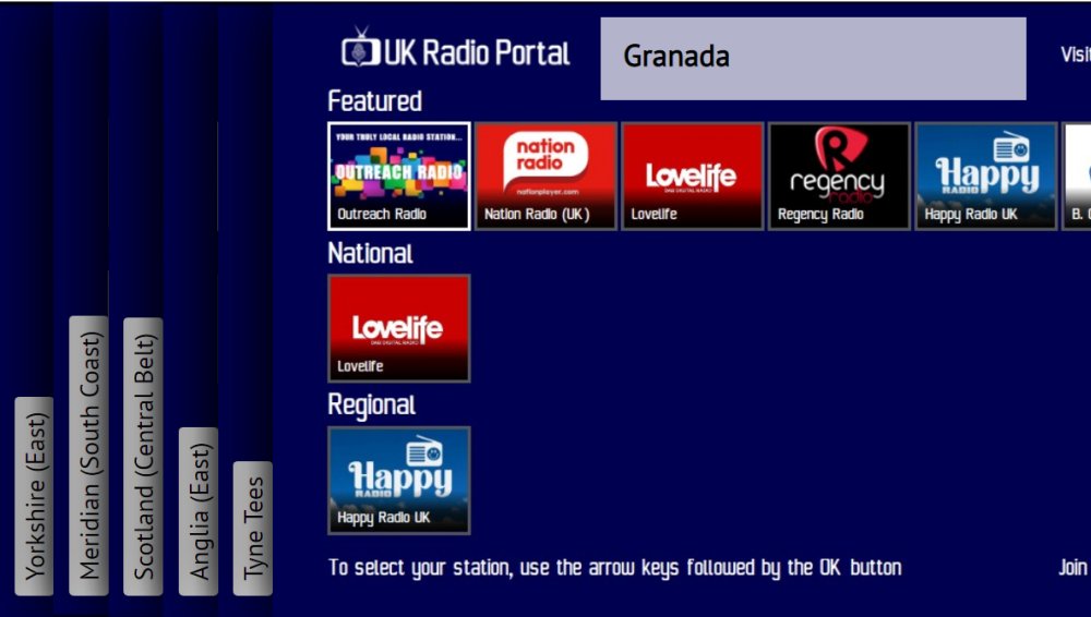UK Radio Portal freeview