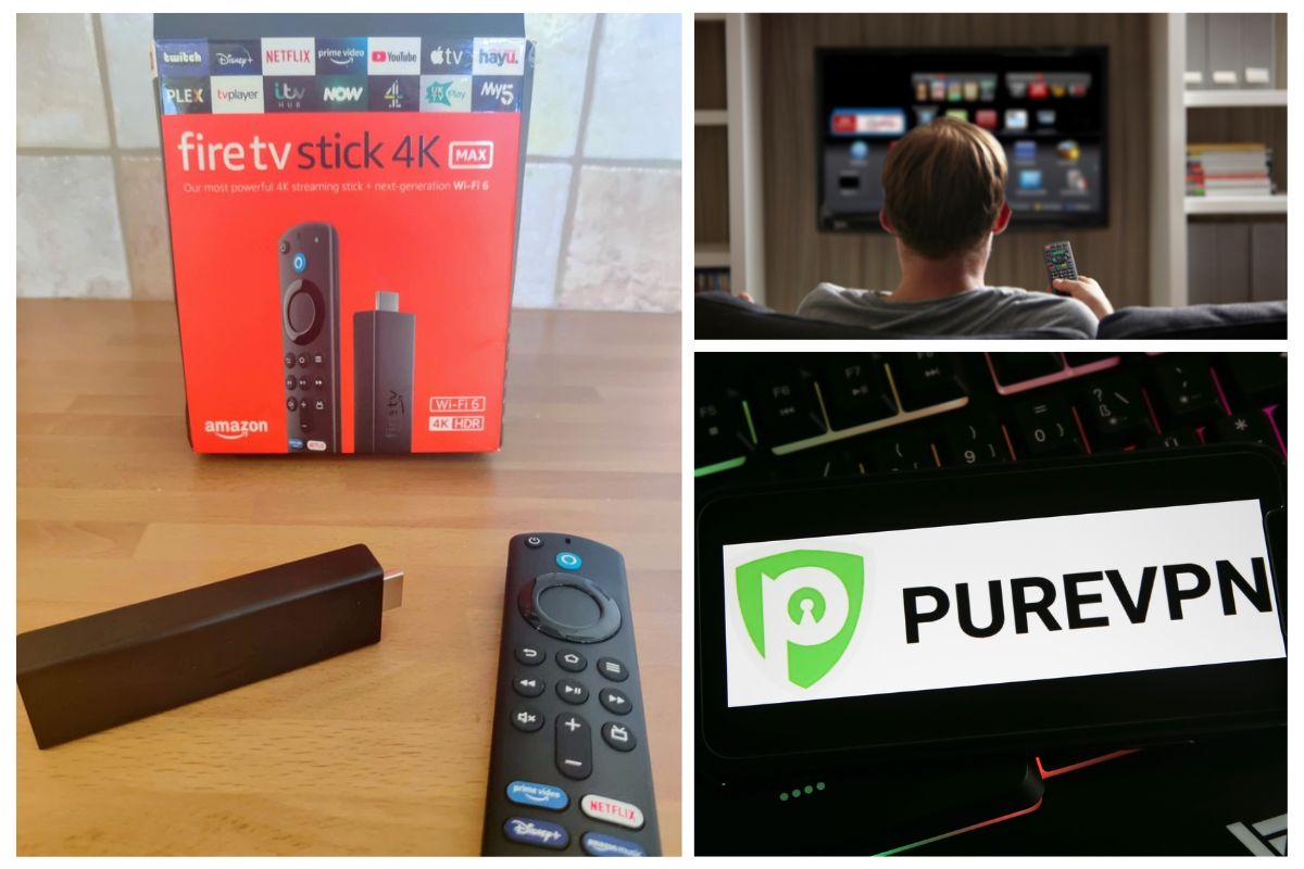 PureVPN Firestick collage