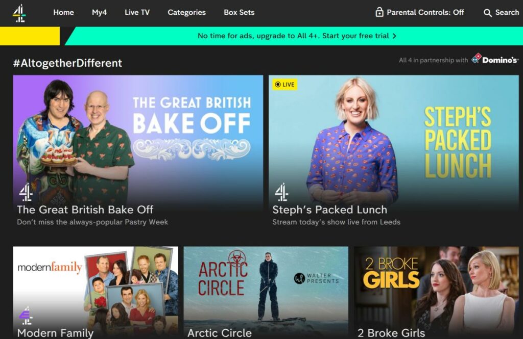 Channel 4 app returns to freesat but only for some cord busters