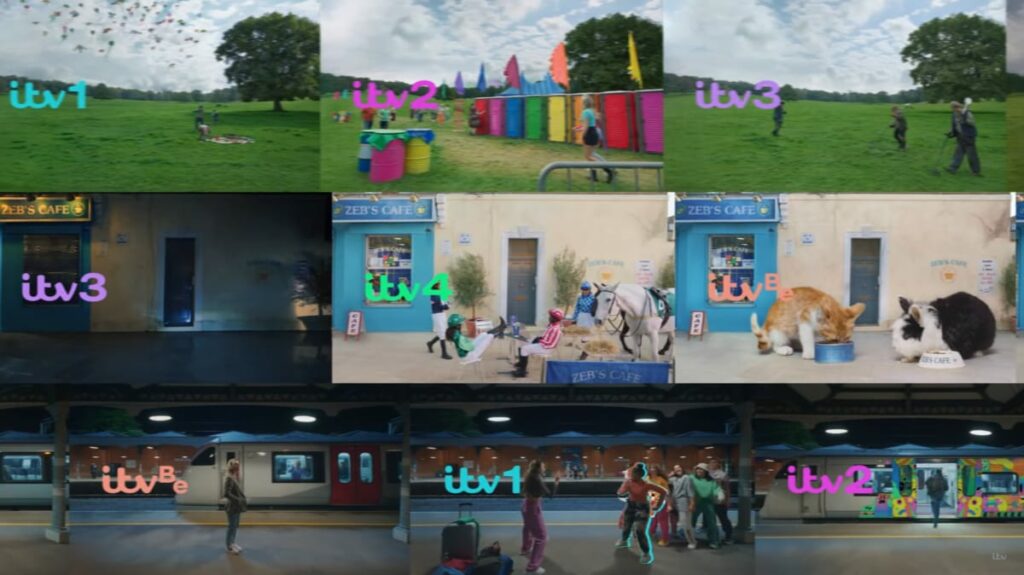 ITV New brand idents collage