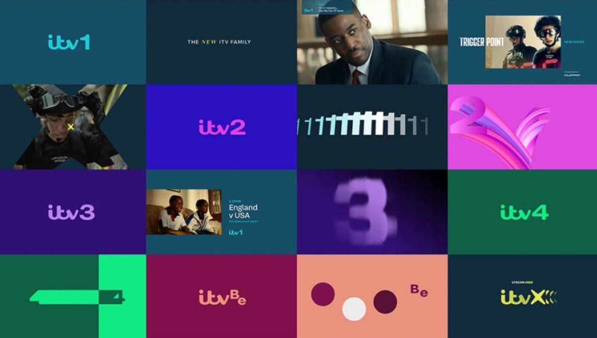 ITV New brand logos all