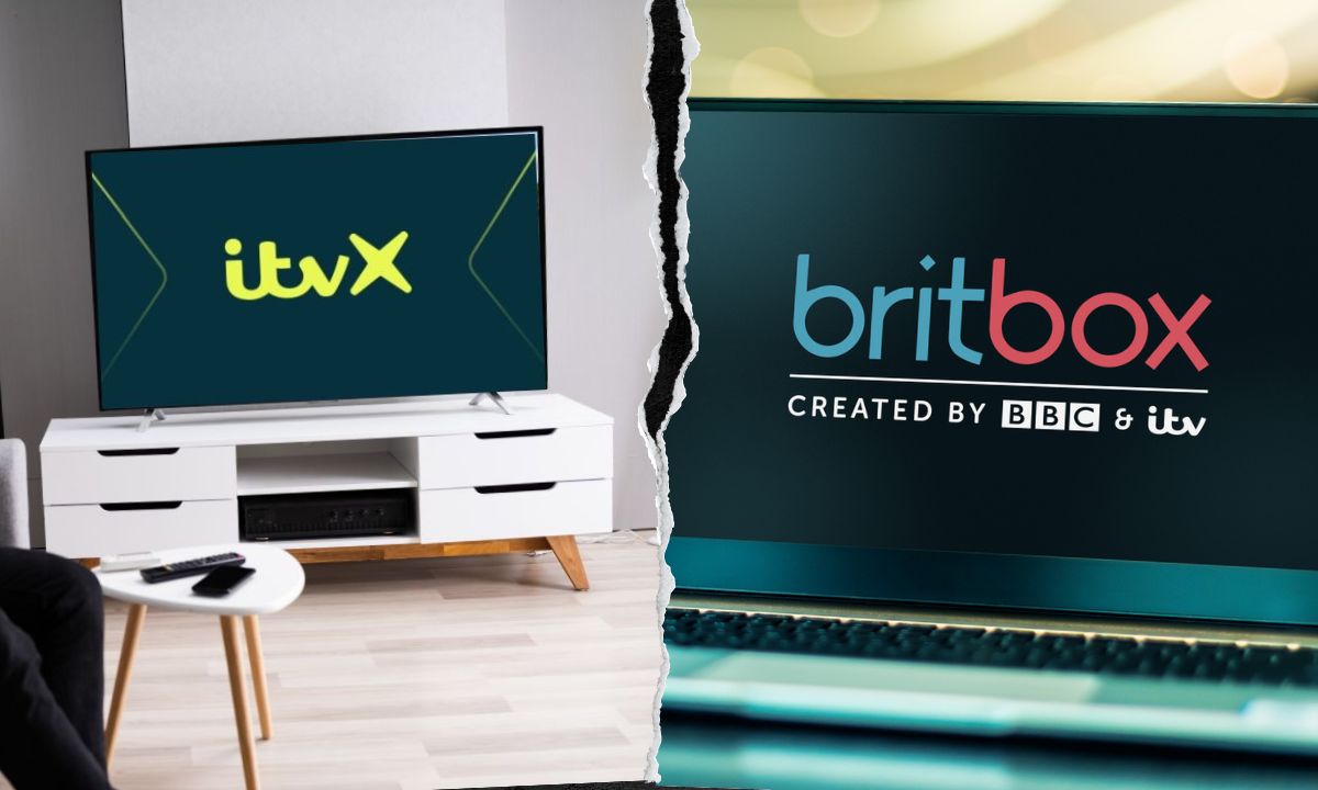 ITVX and BritBox collage