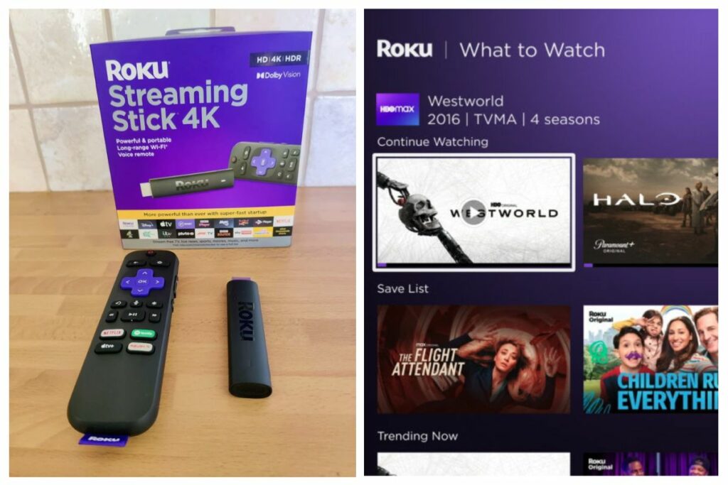 Roku Save List Collage