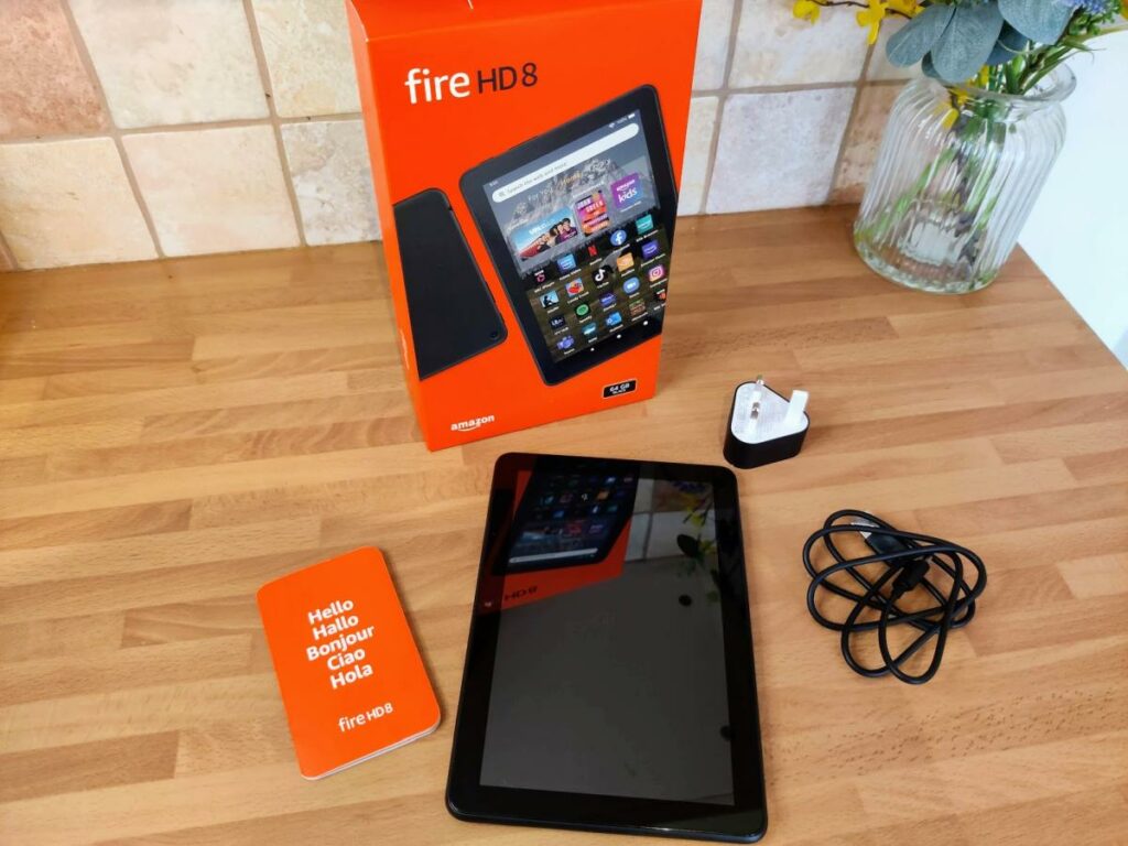 Fire HD 8 in hands official