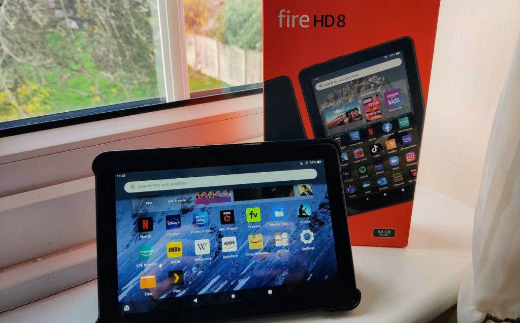 Fire HD 8 tablet window hero