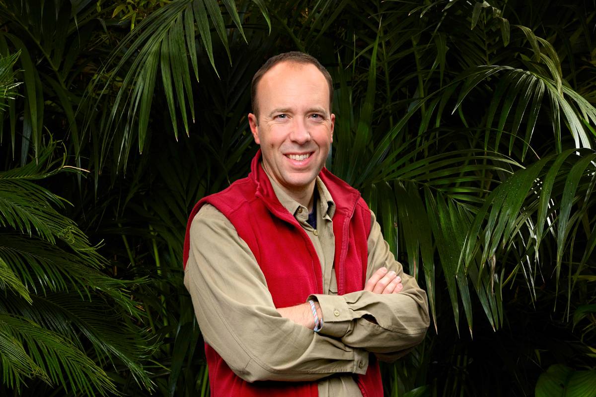 I'm a celebrity matt hancock