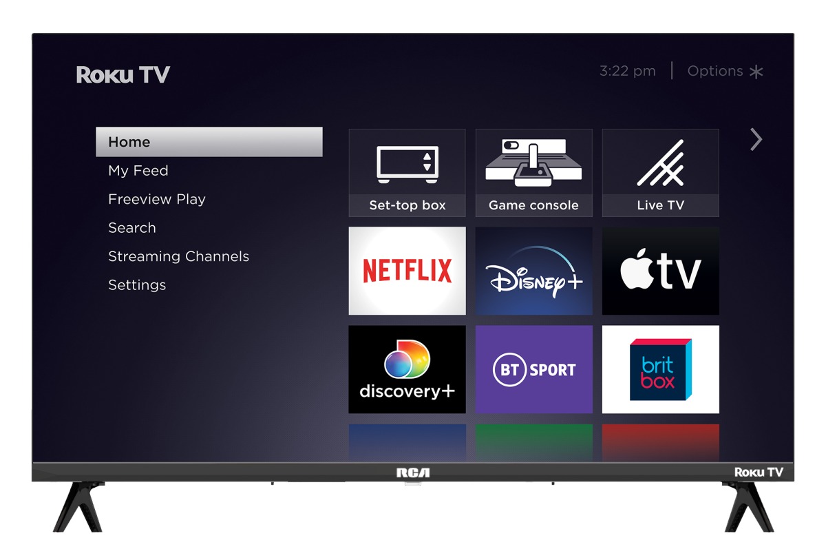 Roku RCA TV main Roku RCA TV main