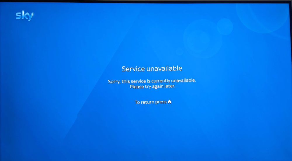 BBC iPlayer not working on Sky Glass