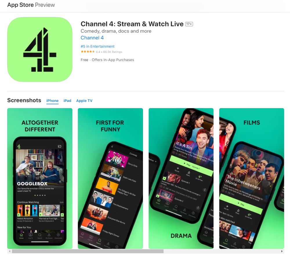 Channel 4 - Apps on Google Play