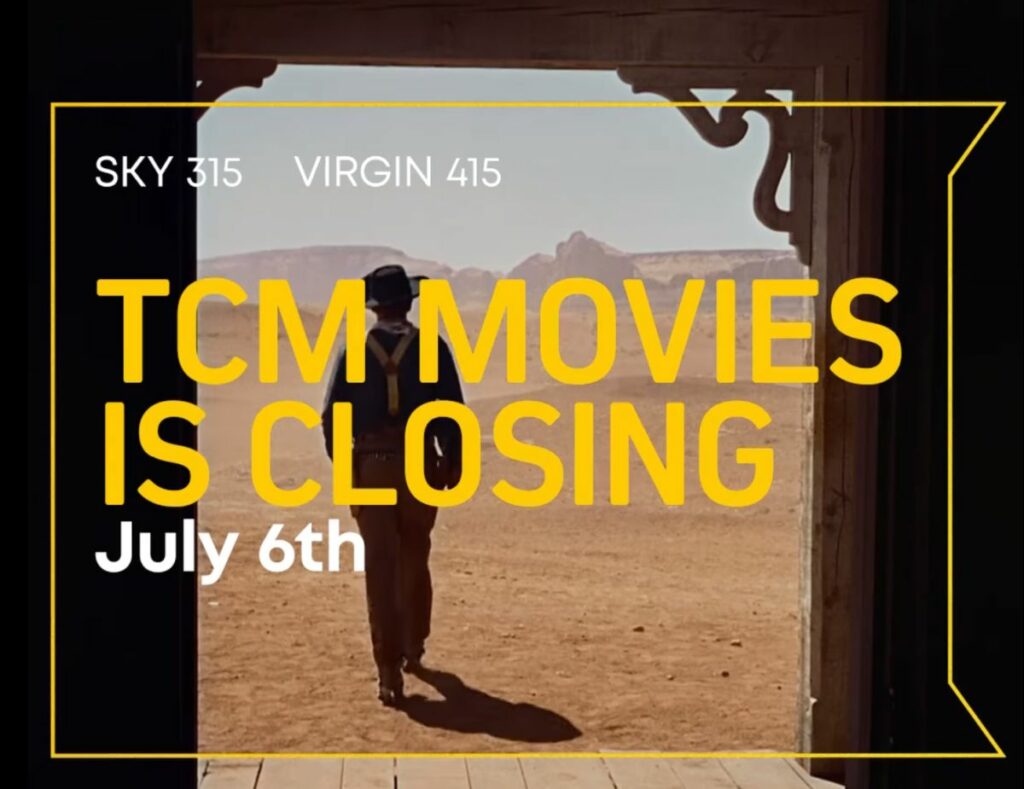 TCM Movies closing official message