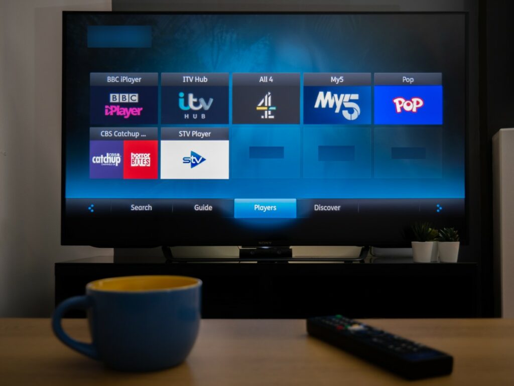 TV with streaming services BBC iPlayer