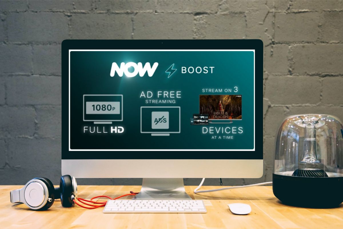 NOW Boost on desktop computer