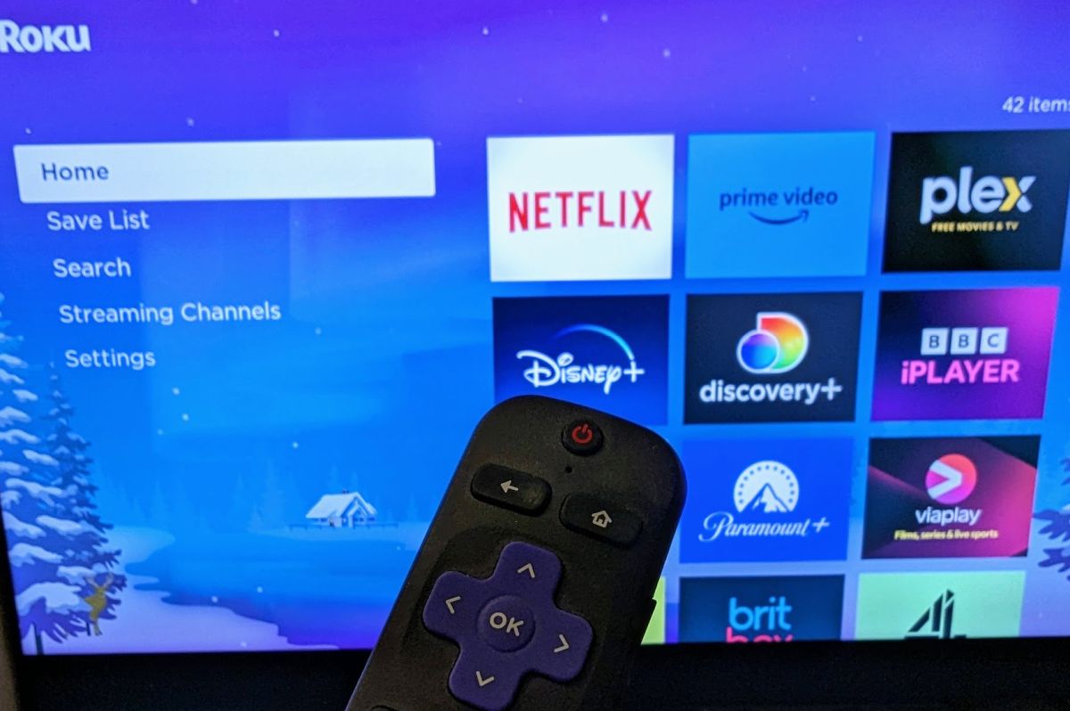 Roku Home screen apps with Roku remote