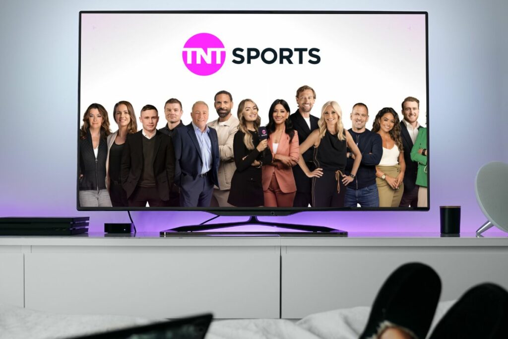 TNT Sports presenters on TV