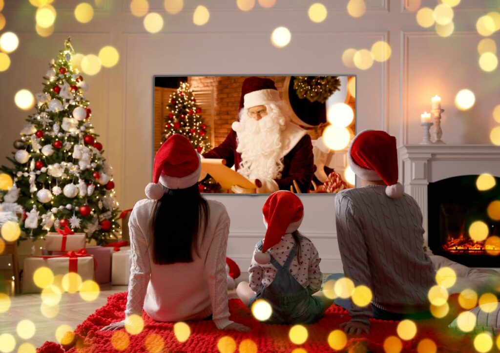 Christmas Santa Clause on TV