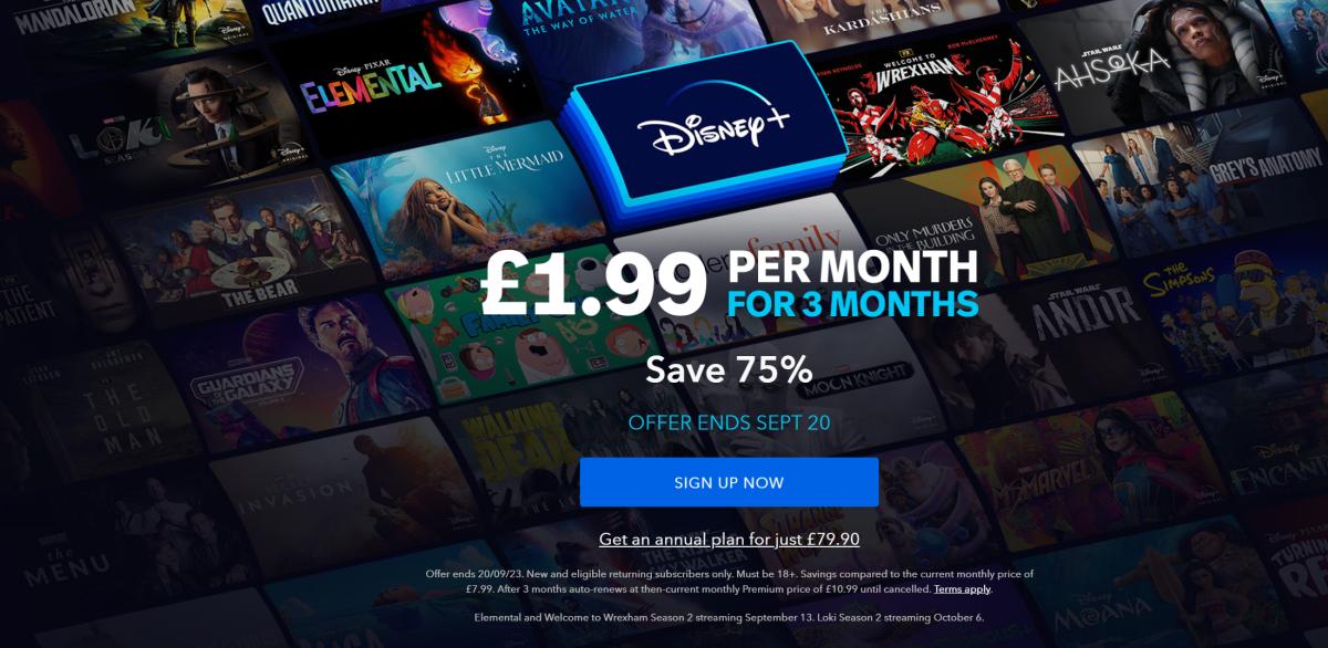 DisneyPlus 199 deal