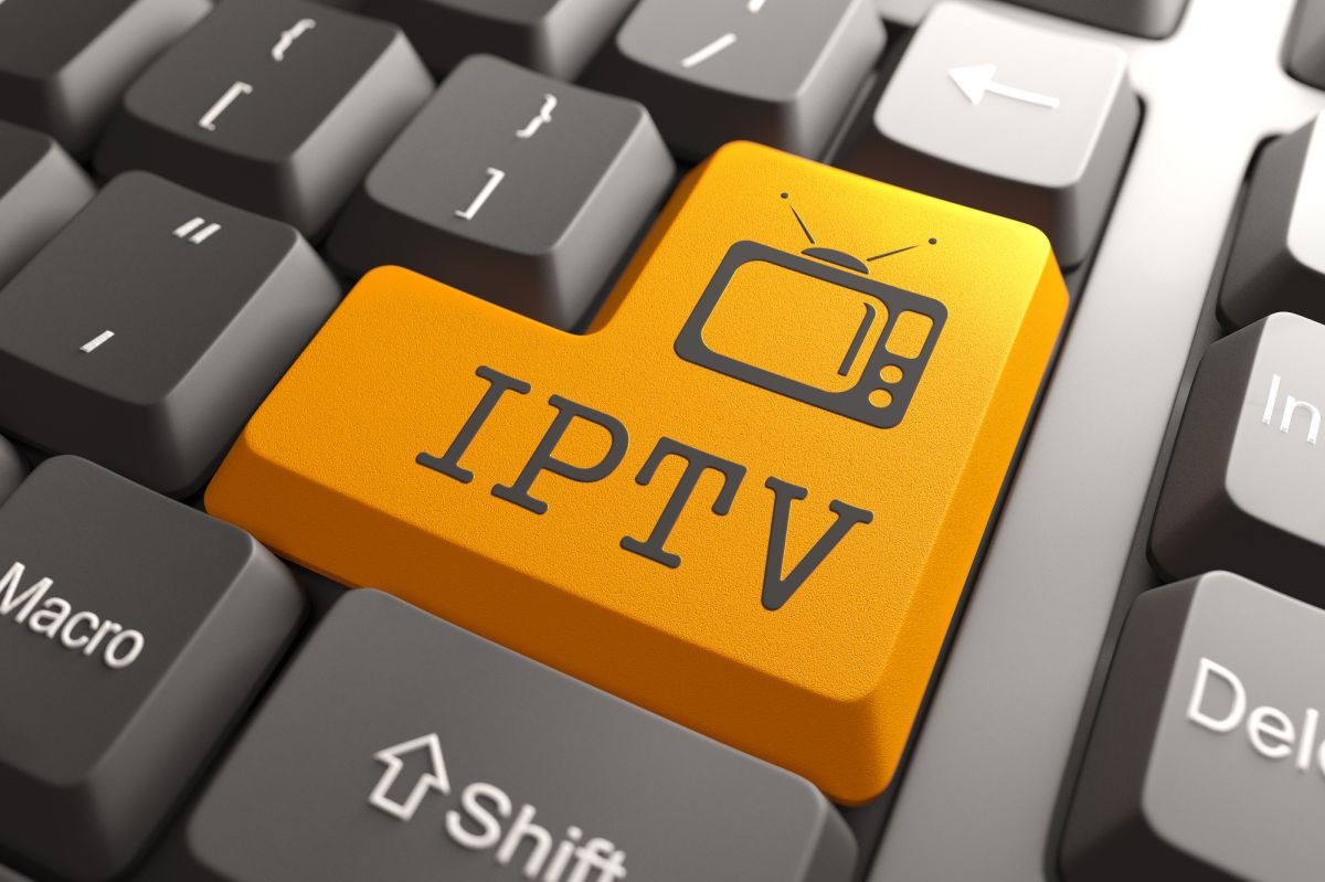 IPTV button on keyboard TV