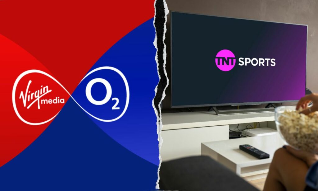 Virgin Media TNT Sports collage