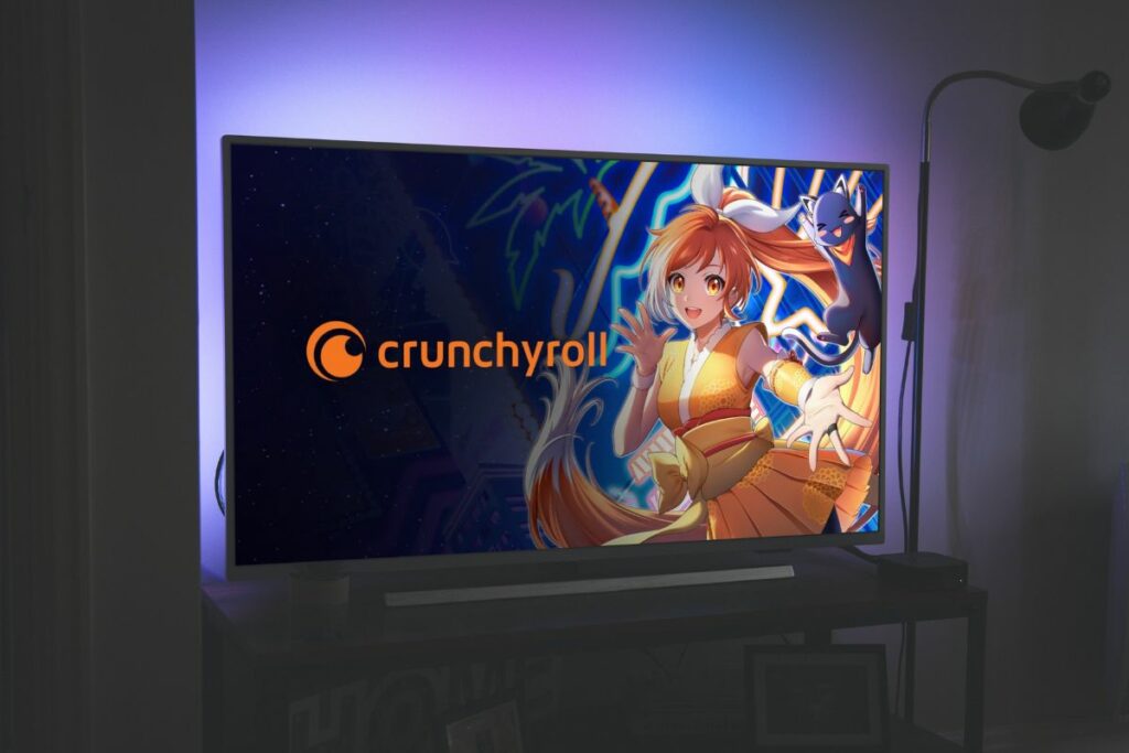 Crunchyroll TV mockup