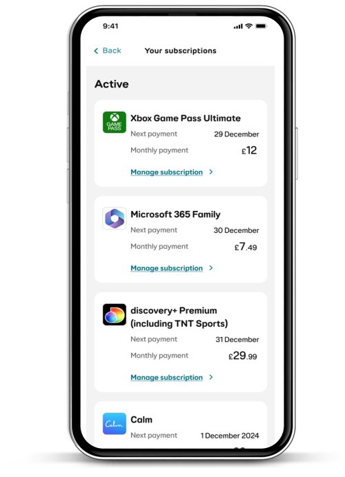 EE Subscriptions manager