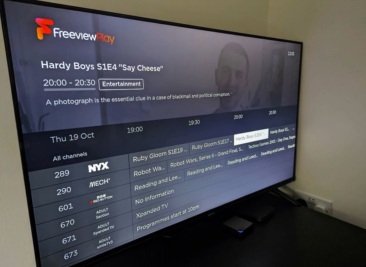 Freeview Guide Nix channel