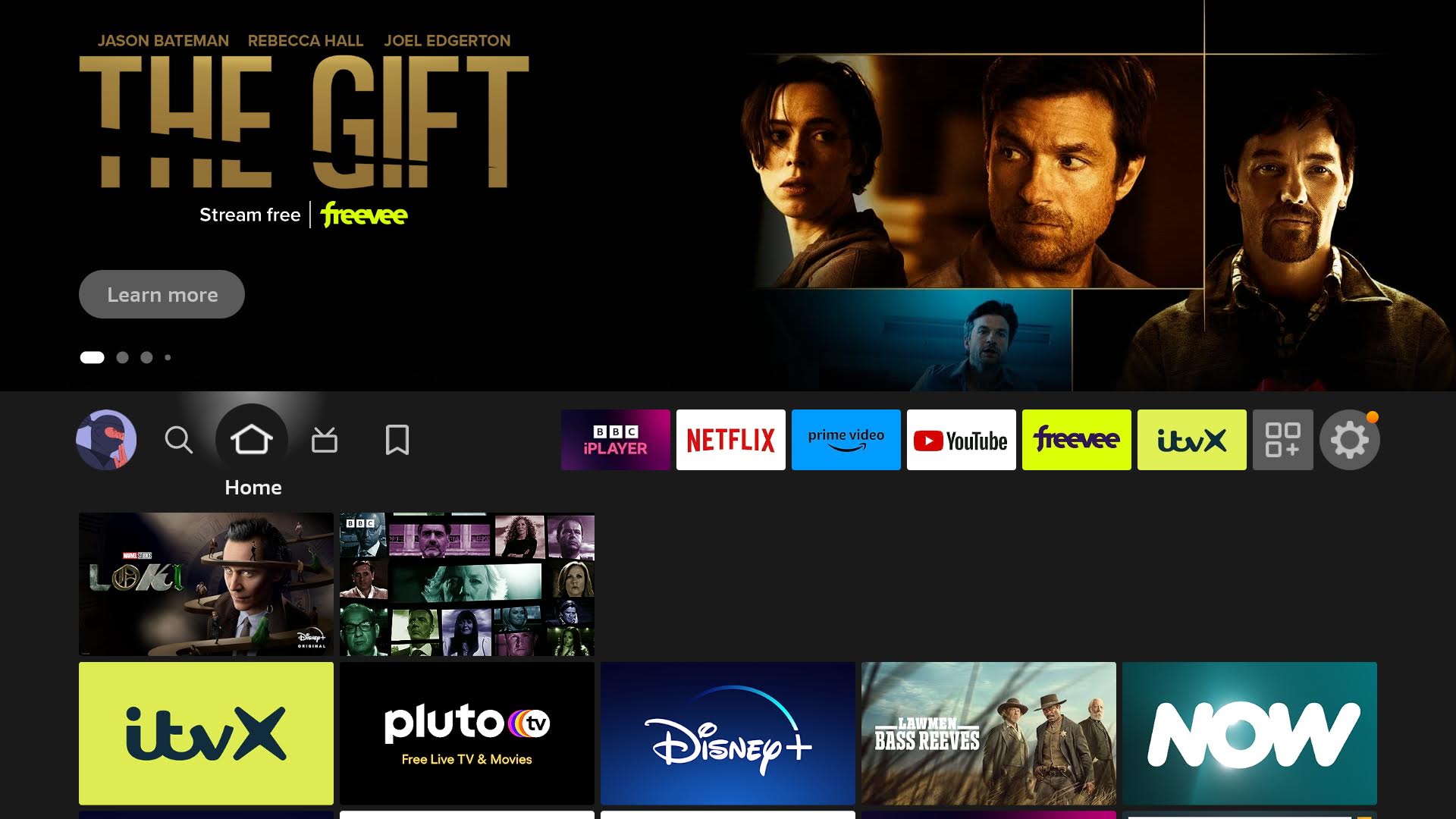 Fire TV 4K main screen 2023