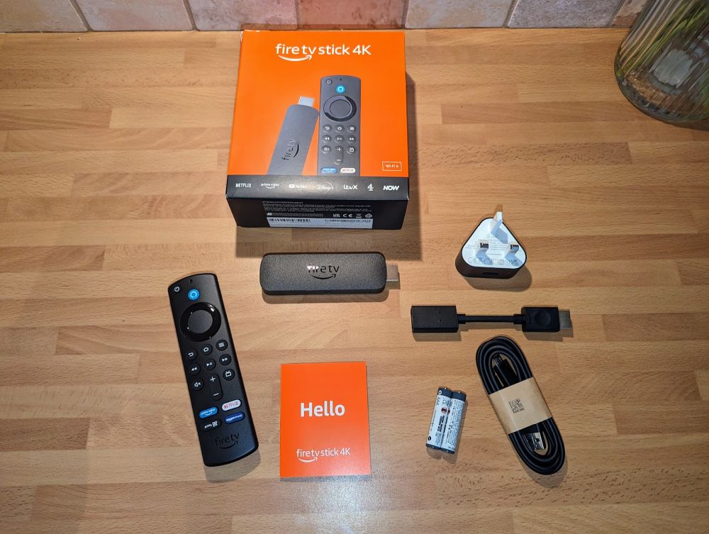 Fire TV Stick 4K 2nd Gen in the box