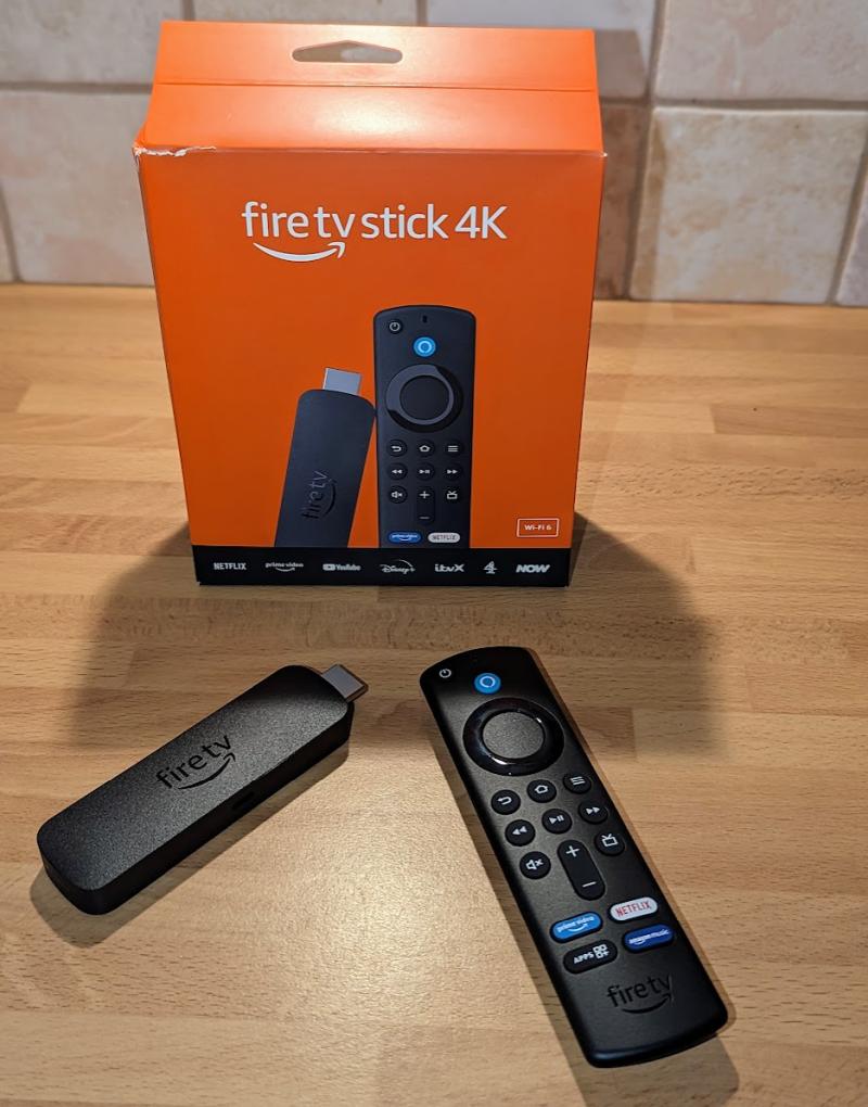 Fire TV Stick 4K 2nd Gen near box