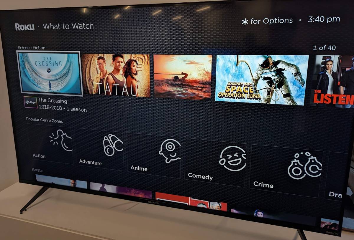 Roku What to watch recommendations genres