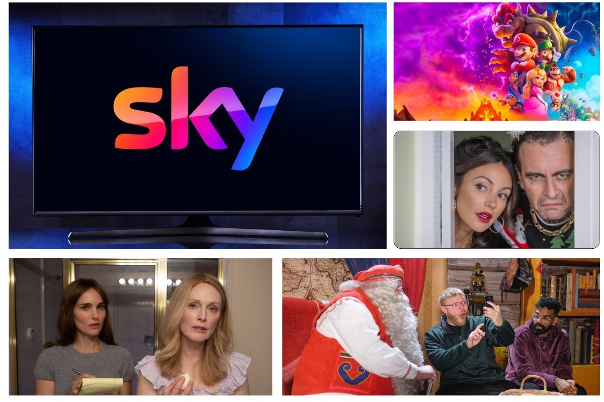 Sky Christmas collage