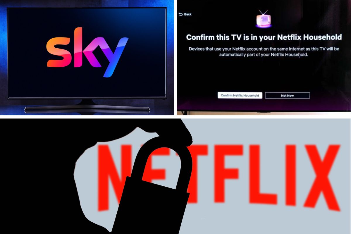 Sky netflix household collage