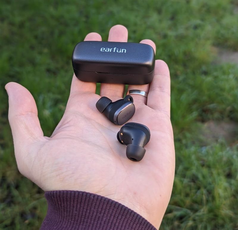 Earfun Free Pro 3 in hand