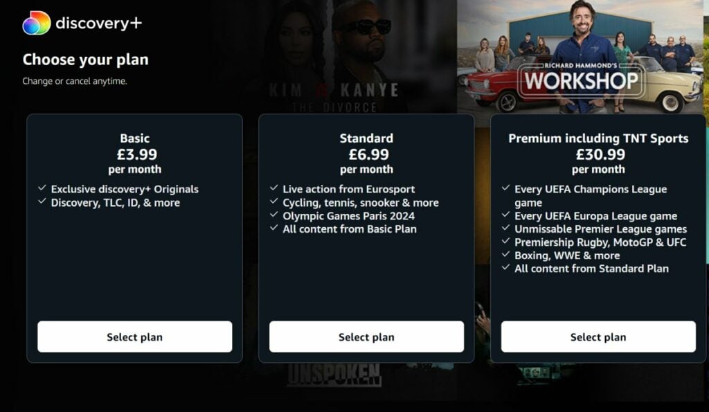 DISCOVERY PLUS PRICE visual data 6