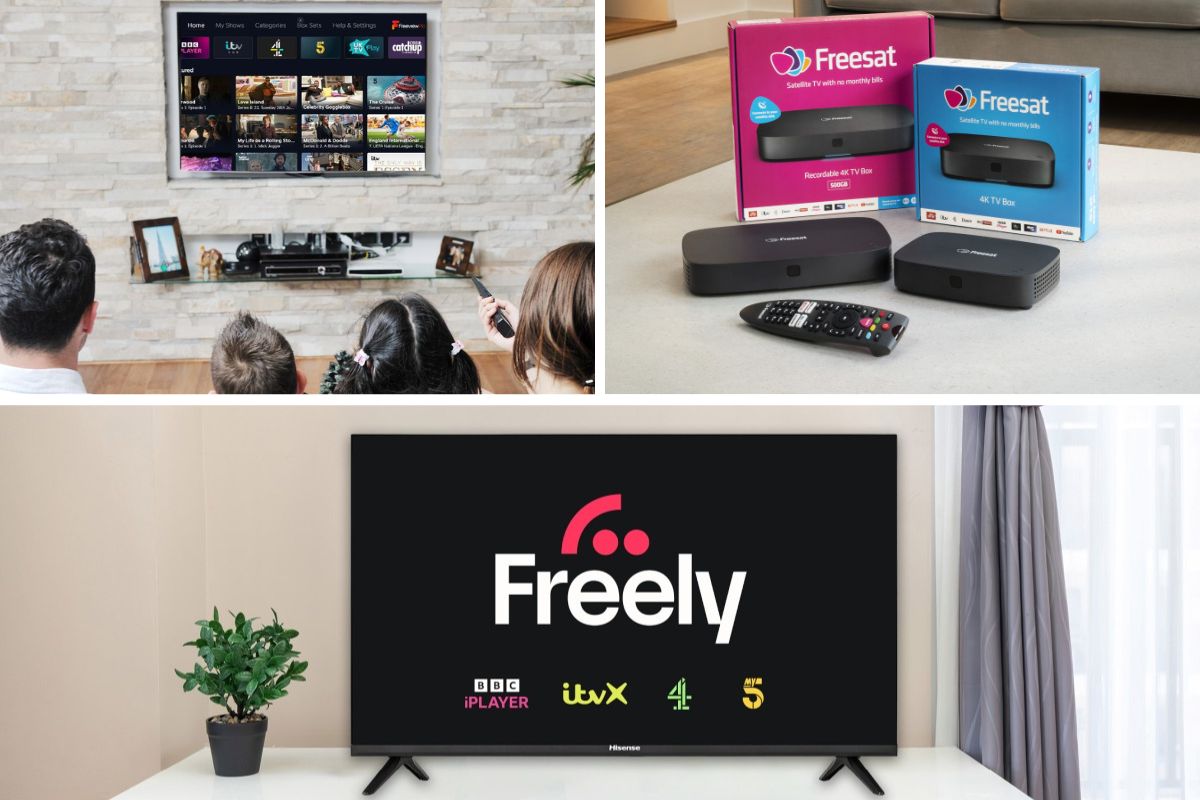 Freely Freeview Freesat collage