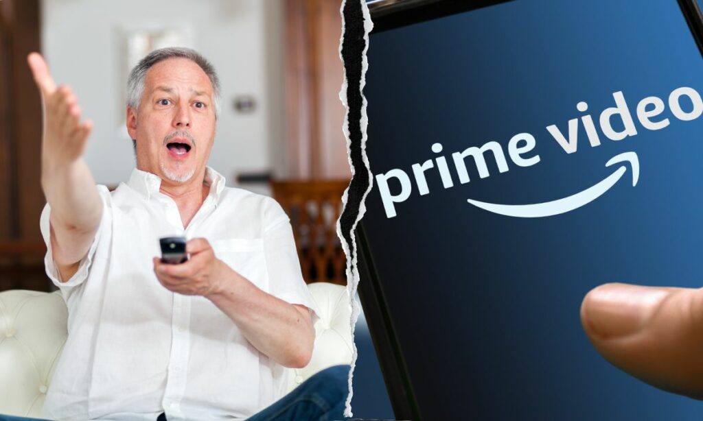 Prime Video angry man collage