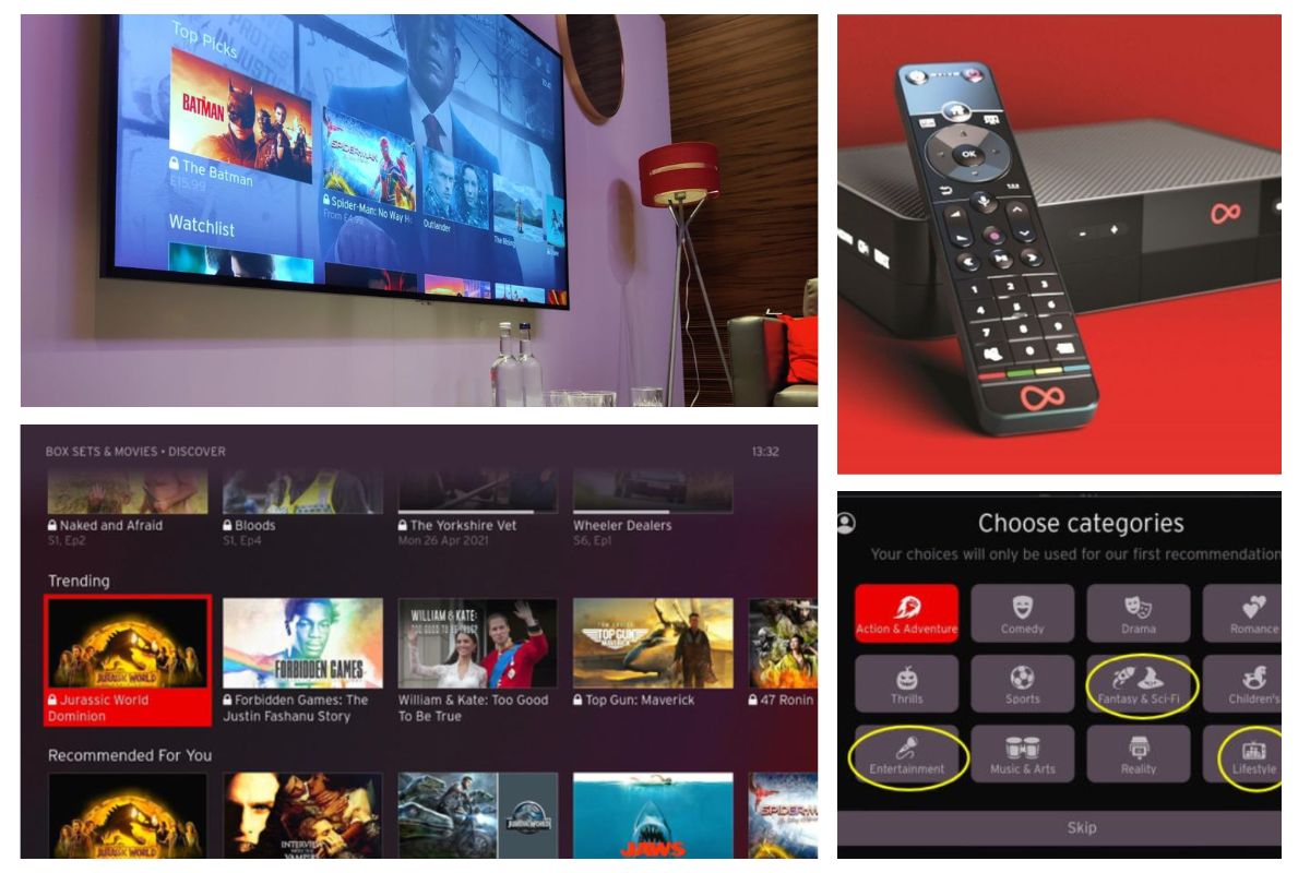 Virgin Media january update collage