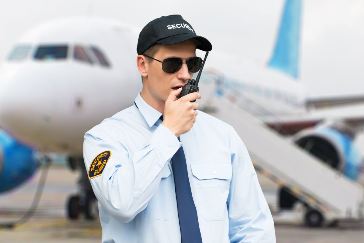 Airport security guard